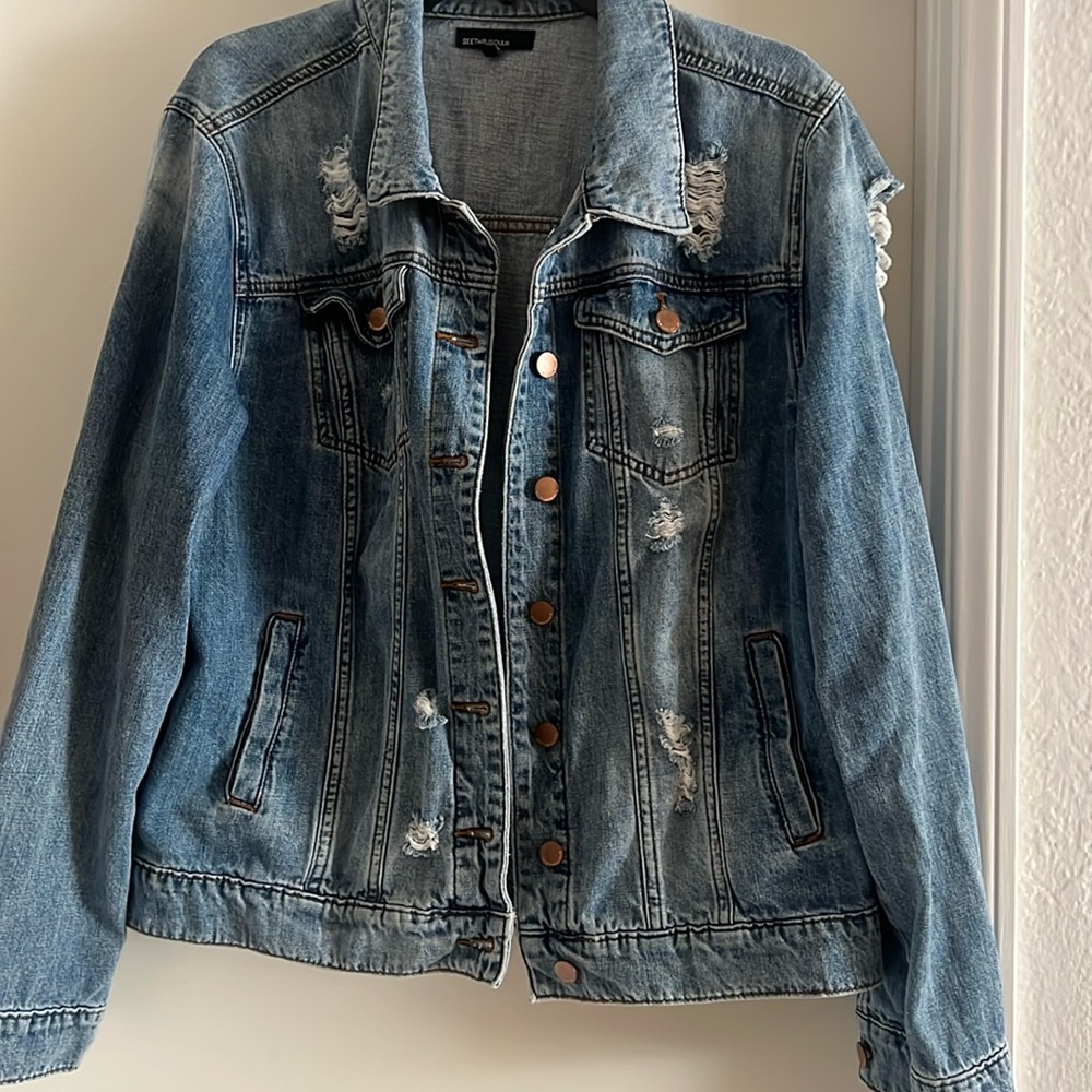 Denim Jacket See-Thru-Soul -LG